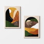 Wallity 2KNV4245 Lienzos Decorativos 50 x 70 cm (2 Piezas)